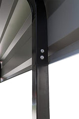 Arrow Shed 12 x 20 x 7-Foot Heavy Duty Galvanized Steel Metal Multi-Use Shelter, Shade, Carport, 12' x 20' x 7', Charcoal color Arrow