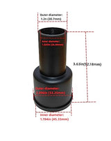 palart 3 Piece Vacuum Adapter Combo Kit Fits Wet Dry Vacuum Cleaners Connector Accessory, includes a 2-1/2 in. to 1-7/8 in. accessory adapter, a palart