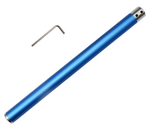Blue Aluminum alloy Interchangeable Handle with 12mm Aperture for Dirtech Woodturning Tool DT Carbide Wood Lathe Tool Hollower Finisher Rougher