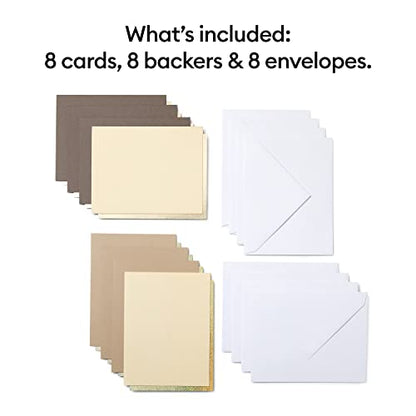 Cricut Joy, Neutrals Cutaway Cards Small