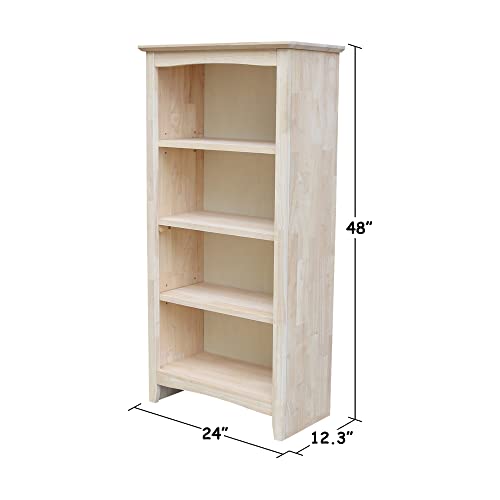 International Concepts Shaker Bookcase - 48 in H IC International Concepts