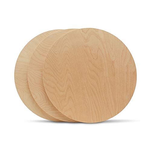 Wood Circles 15 inch 1/2 inch Thick, Unfinished Birch Plaques, Pack of 1 Wooden Circle for Crafts and Blank Sign Rounds, by Woodpeckers Woodpeckers