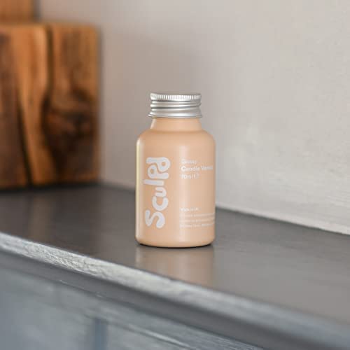 Sculpd Clear Glossy Candle Making Varnish, Perfect for Air Dry Clay Pottery, Create Clay Candles and Protect with Our Glossy Candle Varnish, Sculpd