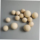 Lurrose 20 Pcs Unfinished Wood Spacer Beads Buddhist Beads Jewelry Making Round Spacer Wood Barrel Beads African Beads Jewelry Making Beads Lurrose