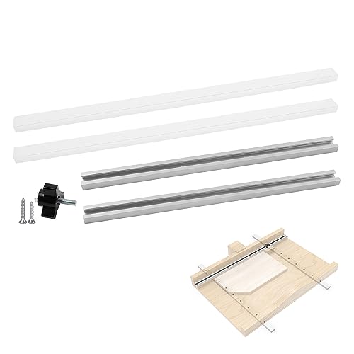 DIY Crosscut Table Saw Sled Kit with a Specific Guide Booklet to Build Your Own Tablesaw for More Accurate and Safer Saw Working, Table Saw - WoodArtSupply