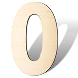 GDGDSY 14 Inch Blank Wood Number 0 Unfinished Wooden Number Sign Large Number 0 for Birthday Graduation DIY Craft Art Decoration Party Decoration. GDGDSY