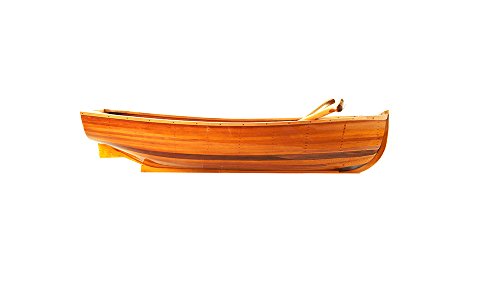 Wooden Boat USA K197 Whitehall Dinghy Display, 5', Brown Wooden Boat USA
