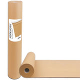 PerkHomy Brown Kraft Paper Roll 17.5" x 600" (50') for Gift Wrapping Bulletin Board Bouquet Flower Kids Wall Art Craft Packing Moving Shipping Parcel PH PERKHOMY