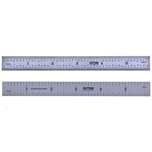 Anytime Tools Dial Caliper/Micrometer/Stainless Steel Ruler Professional Machinist Inspection Tool Set Anytime Tools