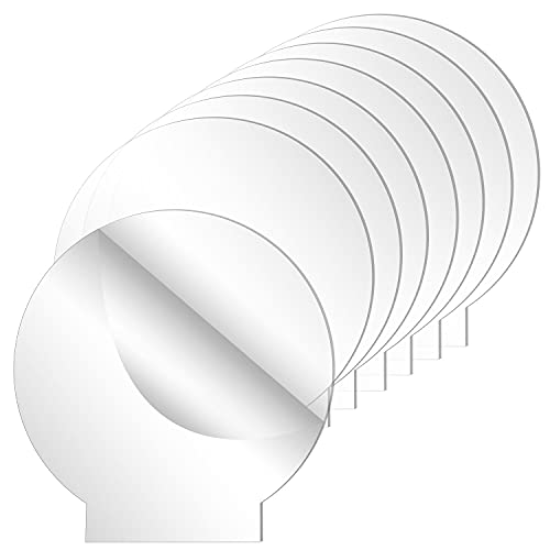 Star-Power 2mm Acrylic Sheet Clear Cast Plexiglass Panel Thick Plastic Glass Board with Double Sided Protective(5.8inchx 3.1inch) for LED Light Base MixTeach