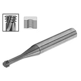 CNC End Mill Set, 3-Flute Metric 60° Tungsten Steel End Mill Engraving Milling Cutter CNC Router Bits Thread Milling Cutter M5x0.8xD6x50,Milling Garosa