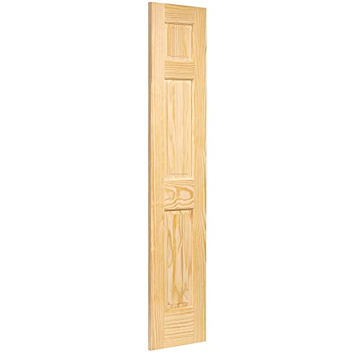 6-Panel Solid Pine Interior Door Slab (18x80) - WoodArtSupply