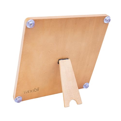 Tic Tac Toe Game & Decor Set, Kids Board Games, Versatile Boho/Natural Style Tic Tac Toe Board for Classic Two Person Games, 8.63 Inches Tic Tac Toe Woobli