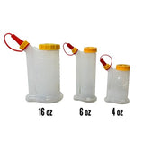 Glue Bottle Family 3 Pack (4oz, 6oz, 12oz) | Wood Glue Bottle | Glue Applicator Bottle | Wood Glue Bottles | Woodworking Glue Bottle | Glue Pump | Metalmark