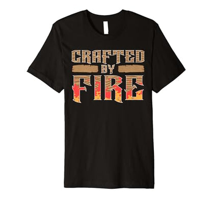 Woodburning Pyrography Master Burning Wood Woodburner Premium T-Shirt - WoodArtSupply