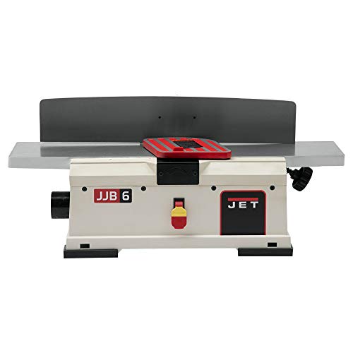 JET 6-Inch Benchtop Jointer, Helical Head, 1Ph 115V (JJ-6HHBT) - WoodArtSupply