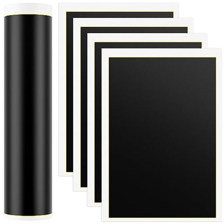 Nuorest 4 PCS Black Laser Engraving Marking Paper, 39x27cm Laser Color Engraving Paper for Metal, Glass, Ceramics Nuorest