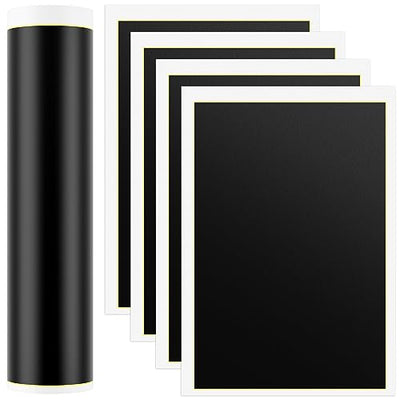 Nuorest 4 PCS Black Laser Engraving Marking Paper, 39x27cm Laser Color Engraving Paper for Metal, Glass, Ceramics