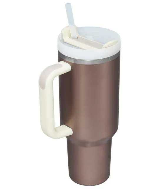 Stanley Quencher H2.0 FlowState Tumbler 40oz (Rose Quartz Glow) STANLEY