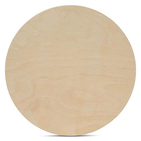 Wood Circles 22 inch 1/2 inch Thick, Unfinished Birch Plaques, Pack of 1 Wooden Circle for Crafts and Blank Sign Rounds, by Woodpeckers Woodpeckers