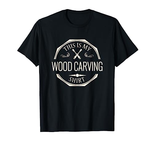 This Is My Wood Carving Shirt - Whittle Wood T-Shirt - WoodArtSupply