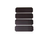 Engraving Plates Blank Anodized Aluminum Assortment 15 Piece, 3-Thicknesses, Black Double Sided Custom Engraving Plates