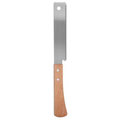 Small Hand Saw, Woodworking Flush Cut Trim Saw Wood Handle Household Flush Cutting Tool 12in Sawtooth Length Approx 143mm Full Length Approx 300mm