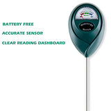 Soil Moisture Meter for House Plants, Plant Water Meter,Plant Moisture Meter for House Plants and Outdoor Plants, No Batteries Required (Green) Tennedriv Green