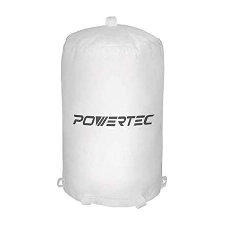 POWERTEC 70333 Dust Collector Bag, 21" x 31", 1 Micron Filter, For JET, Grizzly, Shop Fox, Wen, Harbor Freight, and POWERTEC DC-1512 POWERTEC