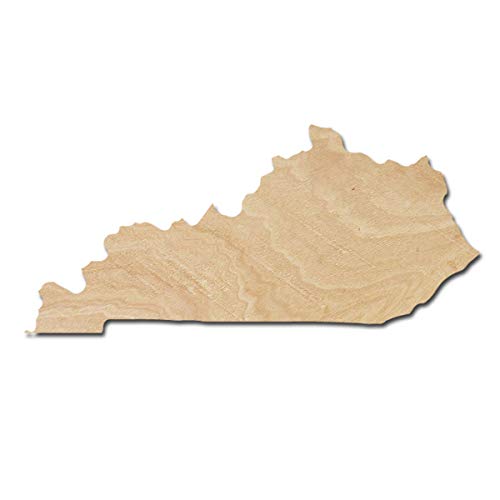 Kentucky Wood Cutouts for crafts, Laser Cut Wood Shapes 5mm thick Baltic Birch Wood, Multiple Sizes Available Elliefont Styles