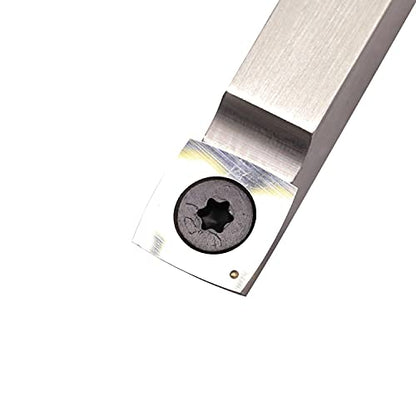 10 Inches Wood Turning tools Carbide Tipped Lathe Chisel Rougher Tool bar With 15mm Square Radius Carbide Insert for wood hobbyist or DIY or