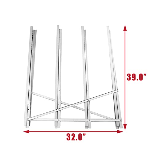 WINMAX TOOLS AUTOMOTIVE Heavy Duty 220 lbs Sawhorse Work Table, Portable Folding Sawhorse, Adjustable Steel Sawbuck for Firewood, Lightweight Log WINMAX TOOLS AUTOMOTIVE