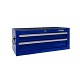 Workington Industrial 2 Drawers Portable Metal Intermediate Box, 26" Middle Tool Chest Cabinet with Ball Bearing Drawer Slides, Steel Tool Storage Workington