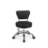 MAYAKOBA Dayton Garage Rolling Seat (Black) Pneumatic, Short Stool with Adjustable Height 13"-15", Perfect for Garage Task, Home Cleaning, Bathroom MAYAKOBA