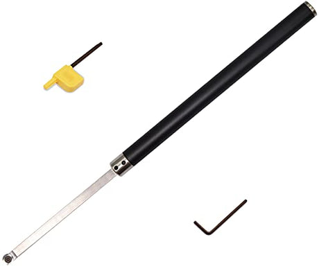 Carbide Tipped Lathe Chisel Wood Turning Tool Set Finisher Tools Bar with Ci0 16mm Round Carbide Insert Cutter for Wood Hobbyist or DIY or Carpenter Asieg Tool