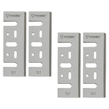 FOXBC 3-1/4 Inch Tungsten‑Carbide Planer Blades Replacement for Makita, DeWalt, Bosch, Ryobi and Most Hand-Held Planer - 2 Sets FOXBC