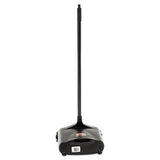Rubbermaid Commercial Products Dustpan with Long Handle, Plastic, Black, Compatible with Any Broom for Lobby/Restaurant/Office/Home/Dog Pooper Rubbermaid Commercial Products