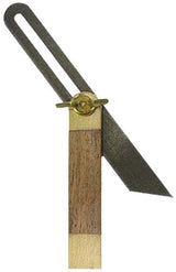 Wedge 4.5" Mini Sliding Bevel | Stainless Steel Blade & Brass Locking Mechanism | Accurately Measure Angles with Ease WEDGE
