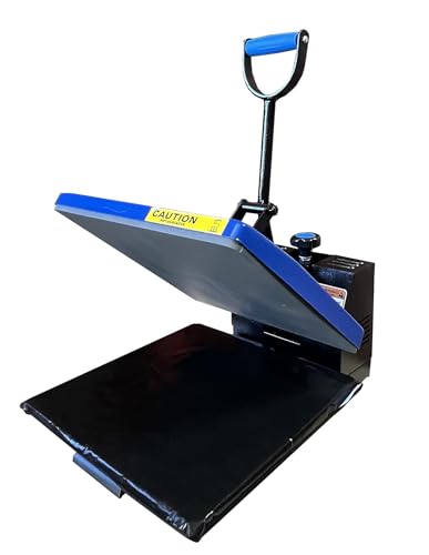 Fancierstudio DG Heat Press 15x15 Inch Sublimation Heat Press Slide Out Lower Platen Max 5.5 inch Fancierstudio