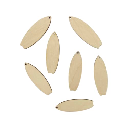 ALL SIZES BULK (12pc to 48pc) Unfinished Wood Laser Cutout Solid Surf Board Surfboard Dangle Earring Jewelry Blanks Shape Crafts Made in Texas Texan Wood Crafts