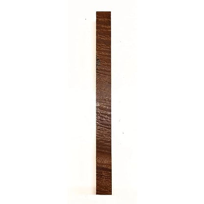 Exotic Wood Zone's Quilted Curly Sapele Turning Wood Blanks | Spindle Blanks | 2" x 2" x 6" | Square Wood Blanks | Pool Cue Blanks | Air Dried | - WoodArtSupply