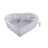 Resin Silicone Molds Large Heart Hexagon Resin Molds Deep Epoxy Resin Mold for Flowers Preservation Resin Art Resin Casting DIY (A-Heart) Flexyony