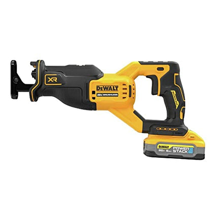 DEWALT 20V MAX Reciprocating Saw, Cordless, Battery and Charger Included (DCS382H1), Large - WoodArtSupply