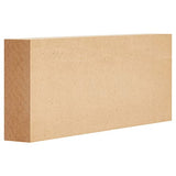 4 Pack Unfinished MDF Wood Rectangles for Crafts, 1 Inch Thick Rectangle Wooden Blocks for Crafting (3 x 8 in) Bright Creations