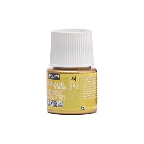 Pebeo Porcelaine 150 Ceramic Paint - Water-Based High-Gloss Color Paints for Porcelain, Premium Art Supplies, Non-Toxic & Heat-Safe, 45 ml Bottle, Pebeo