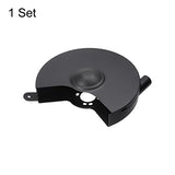 HARFINGTON Bench Grinder Wheel Inner and Outer Right Guard Cover 9.84" Carbon Steel Right Guard Cover Shroud Set with Screw for Bench Grinder HARFINGTON