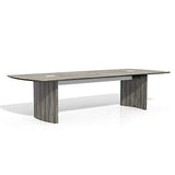 Safco Products Medina Modern Office Conference Meeting Room Table, 10', Gray Steel Safco