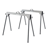 Evolution Power Tools Compact Folding Saw Horses Twin Pack (Aka Saw Bench, Sawhorse Pair) - Supports Up to 500KG - Lightweight & Portable (EVOSH1) Evolution