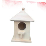 Yardwe 1pc Bird Houses for Outside DIY Kits Bird House Craft Mini Bird Hanging Birdhouse Crafts Kit Wooden Garden Decoration Bird House for Outside Yardwe