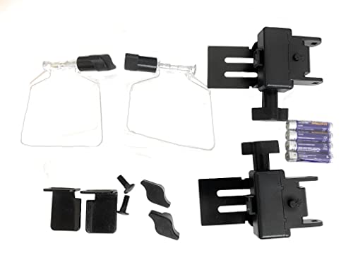 Bauer Bench grinder eye shield glass and brackets 2 sets(OEM) Replacement with Built- in LED lights-2021 Gitachi